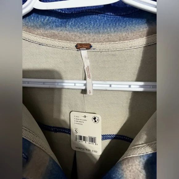 Free People | Ruby Shacket Oversized *Deep Sea Combo - Picture 3 of 10